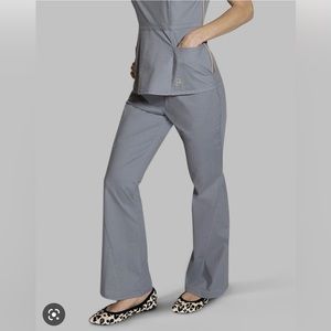 Jaanuu flared yoga scrub pants, 3xl gray